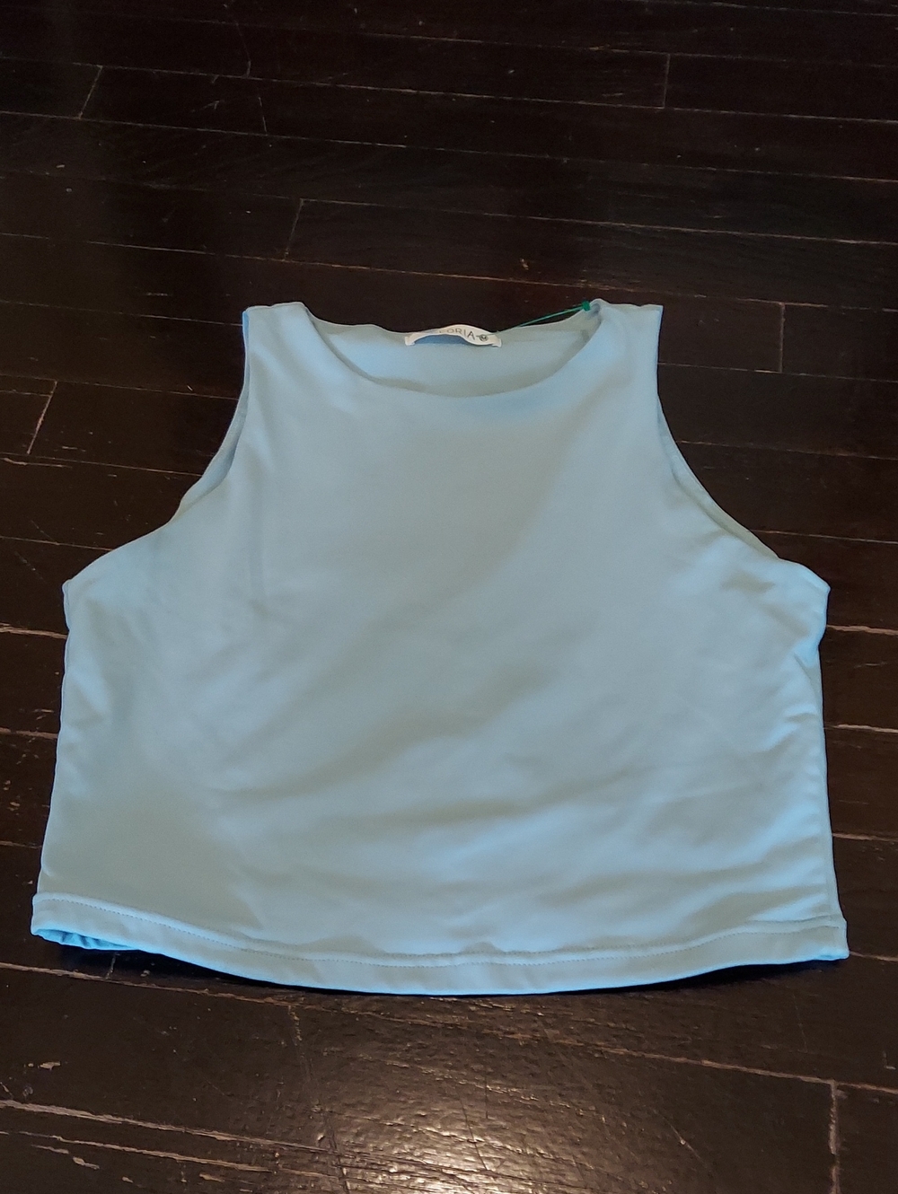 ReoRia Light Blue Cropped Tank
